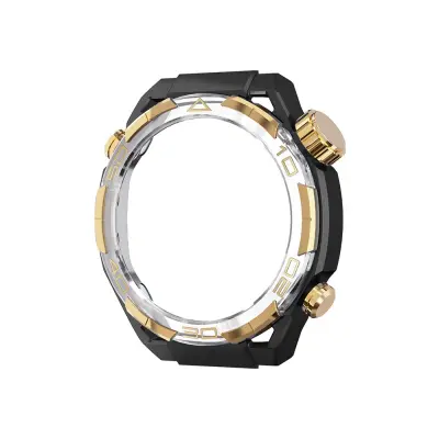 Kompatibilno ohišje iz PC za Huawei GT5 46mm - Odporno na praske in udarce Black