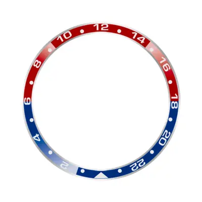 Eleganten okvir za Xiaomi Watch S3/S4 Red+Blue