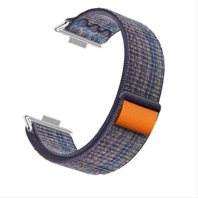 Eleganten športni pašček iz najlonske zanke za Huawei Watch Fit 4/3 Orange