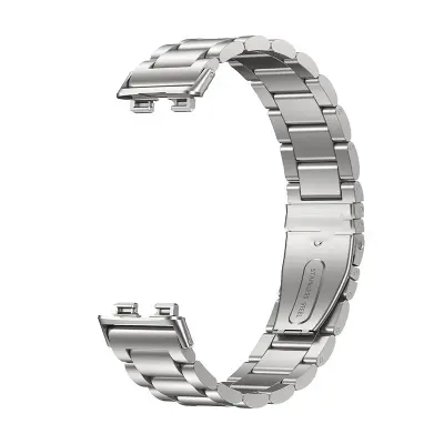 Združljiv s Huawei Band 10 Kovinski pašček - Eleganten in vzdržljiv Silver