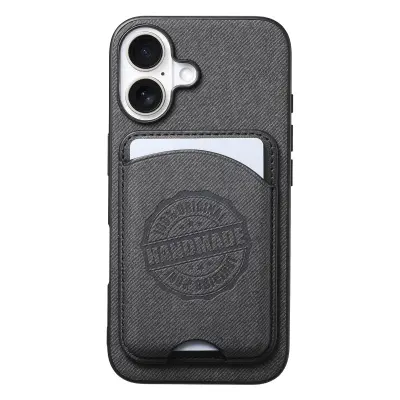 Združljiv Samsung S24/S25 Etui za telefon s kartico in teksturo kože