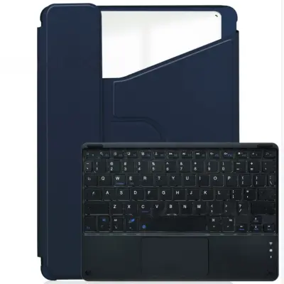 360° vrtljivo Bluetooth ohišje tipkovnice za iPad 11 (A16) 2025/iPad 10. 10,9'' 2022 - temno modra