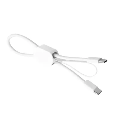 2-v-1 podatkovni kabel za hitro polnjenje White  C V Apple