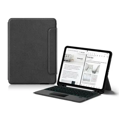 Združljivo ohišje tipkovnice 2-v-1 z sledilno ploščico za iPad Pro 11 (2024)