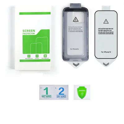 Prozoren ovitek in zaščita za zaslon za iPhone, 2 kosa   iPhone 16 Plus