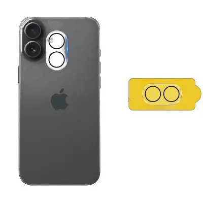 Združljivo z Apple iPhone 17: Zaščitna steklena folija za objektiv (2 kosa)