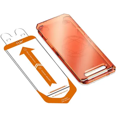 Združljiv HD Zaščitno Kaljeno Steklo (3. Gen) z Aplikatorjem za iPhone 17 Air