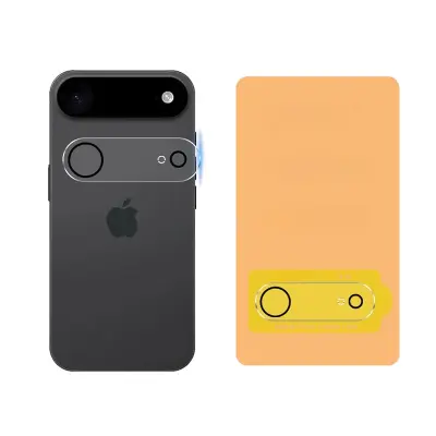 Združljivo z Apple iPhone 17 Air: Zaščitna steklena folija za objektiv (2 kosa)