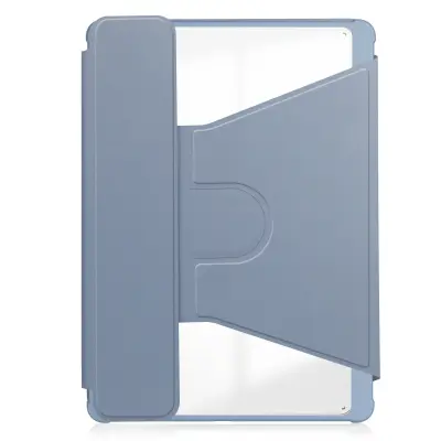 360° vrtljivo stojalo Bluetooth etui za tipkovnico za iPad Air 4/Air 5 10.9'' - sivka vijolična