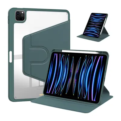Združljivo ohišje iz akrila z vrtenjem za iPad Pro 13 (2024) s prostorom za pisalo