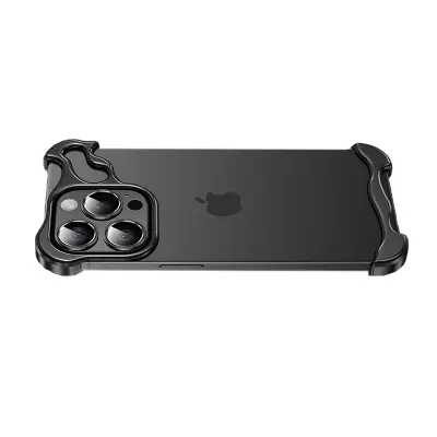 Kompatibilno s iPhone 15Plus zaščitno ohišje z zaščito za robove iz titana   iPhone 15 Plus