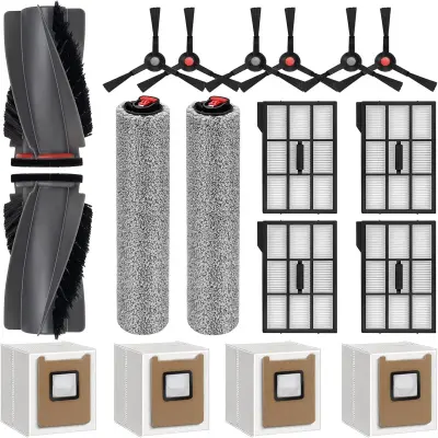 Komplet 17 nadomestnih dodatkov, združljiv z Eufy RoboVac E25 Omni / E28 Omni