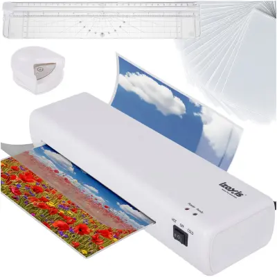 4v1 set 500W laminator A4 za plastificiranje bel