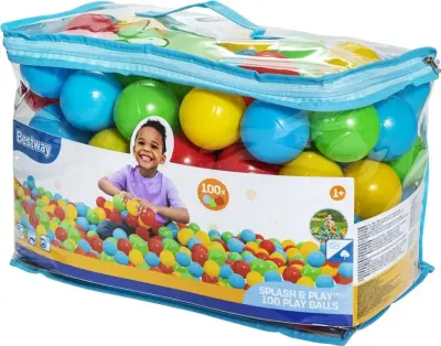 žogice za bazen 100 kosov pisane