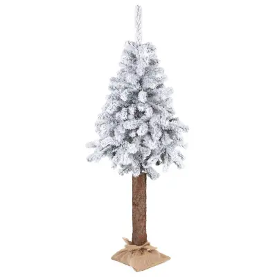 Umetna božična drevesa na deblu – Vrhunska zasnežena jela (180 cm)