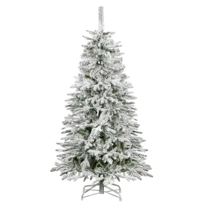 Umetna božična drevesa – Kavkaška jela s snegom 180 cm