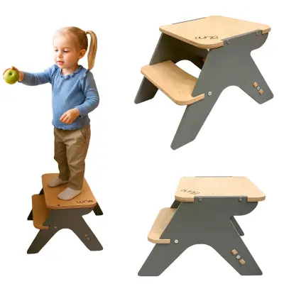 Kuhinjski Otroški Pomočnik Moon Mali - Siv