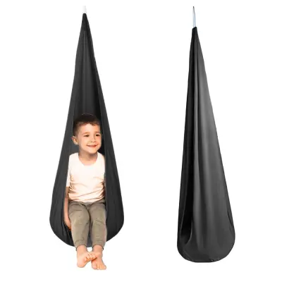 Otroška Gugalnica Swinging Cocoon Črna