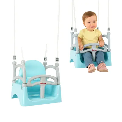 Gugalnica za Otroke z Naslonom Doloni - Modra