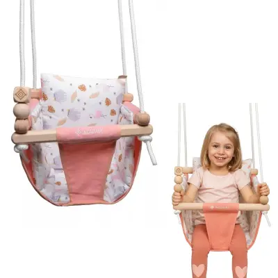 Junior Boho Otroška Gugalnica - Roza