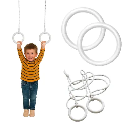 Leseni Gimnastični obroči otroški Karussell Bela