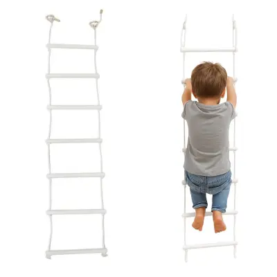 Otroška Vrvna Lestev Plezalna Skandikova - Bela