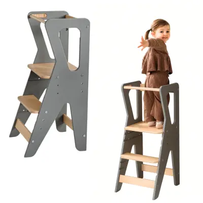 Otroški Kuhinjski Pomočnik Moon-Grey