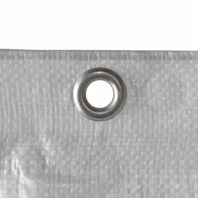 Zaščitna ponjava 0,80 x 10 m iz HDPE z LDPE prevleko, odporna na vremenske vplive in trganje, enostavna montaža