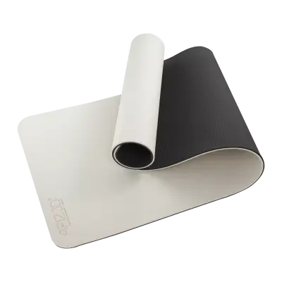 Podloga Za Vadbo 10 Mm Protidrsna Pena 180X60 Cm Črno-Siva