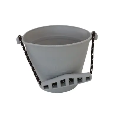 Otroške Gumijasto Vedro Za Peskovnik - Sivo