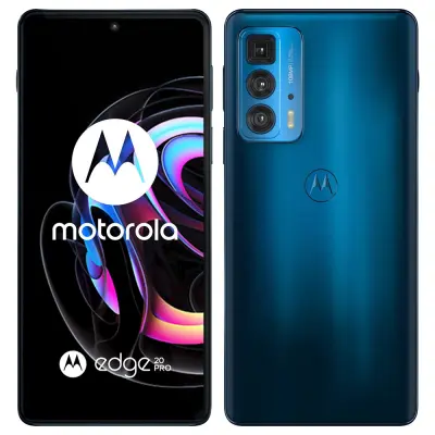 Obnovljeno - znaki rabe - Ecofone Edge 20 Pro 5G modra 256 GB 12 GB ram