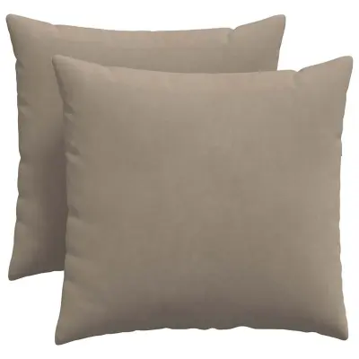 vidaXL Blazine za kavč 2 pcs Taupe 50 x 50 cm blago