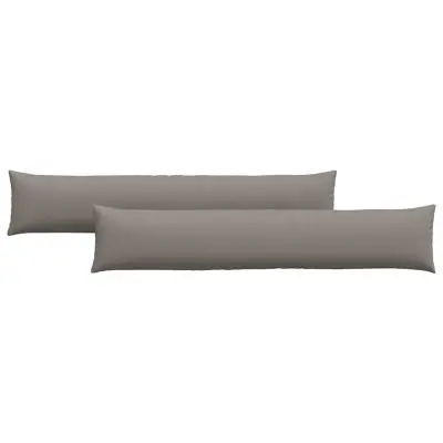 vidaXL Blazine za kavč 2 pcs Taupe 200 x 40 cm blago