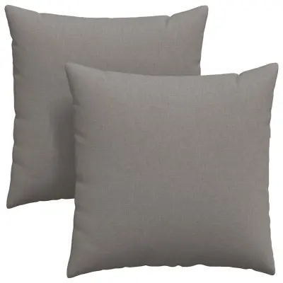 vidaXL Blazine za kavč 2 pcs Taupe 80 x 80 cm blago