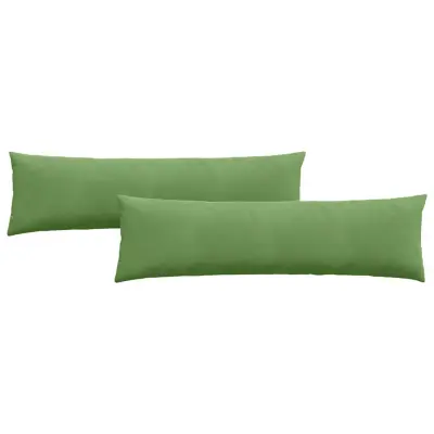 vidaXL Blazine za kavč 2 pcs Svetlo zelena 145 x 40 cm Žametna tkanina