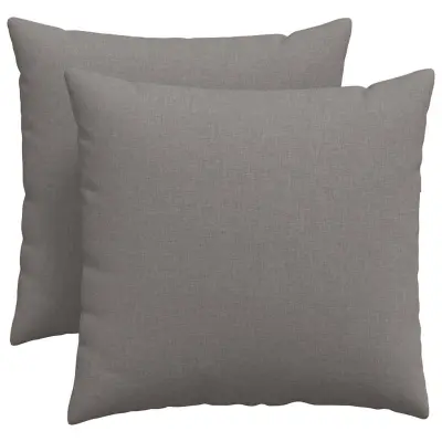 vidaXL Blazine za kavč 2 pcs Taupe 50 x 50 cm blago