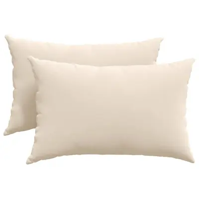 vidaXL Blazine za kavč 2 pcs Bež 60 x 40 cm blago