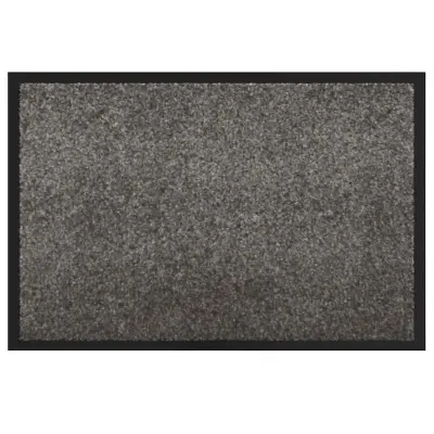 vidaXL Doormat Svetlo siva 60 x 40 x 1.2 cm Teddy tkanina