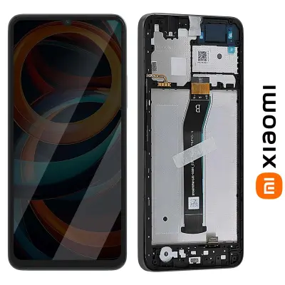 Xiaomi, Originalni zaslon za Redmi A3 LCD zaslon z zaslonom na dotik in ohišjem, ?rna