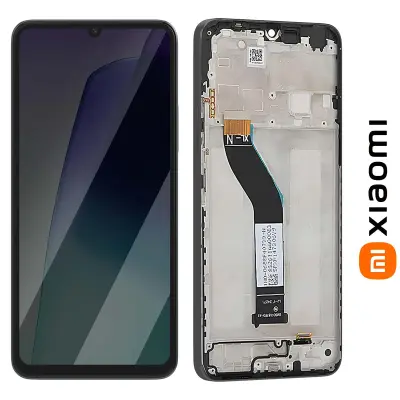 Xiaomi, Originalni zaslon Redmi 14C LCD zaslon z zaslonom na dotik in ohišjem, ?rna