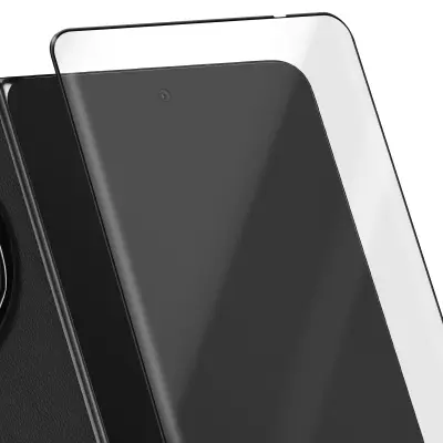 Zunanje kaljeno steklo za Huawei Mate X6 proti praskam 9H lepljivi robovi, ?rna