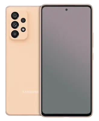 Obnovljeno - znaki rabe - Pametni telefon Samsung A53 5G 6/128 6,5 ''oranžna