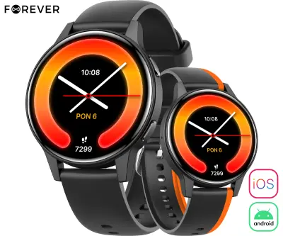 Pametna ura FOREVER iGO4 JW-600, črna (Phantom Black)