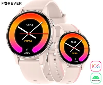Pametna ura FOREVER iGO4 JW-600, roza (Powder Pink)