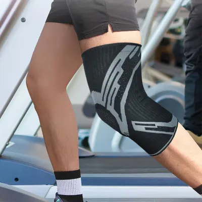 Športni ščitnik za koleno Black L