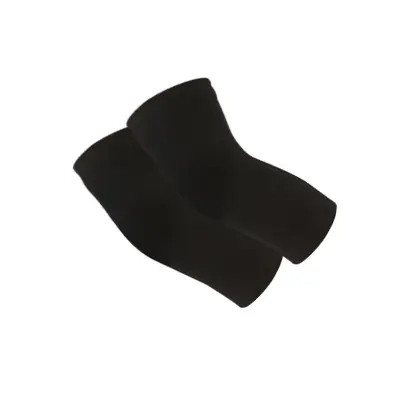 Športni opornik za koleno - črn, odprt, dolg par  M