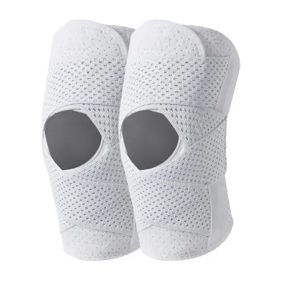 Športni trak za podporo kolena in pogačice, izboljšana bela šesta generacija (paket 2)  M