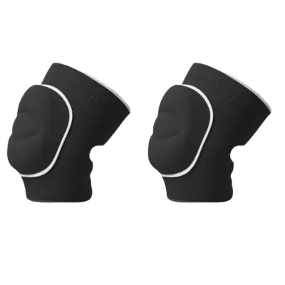 Par kolenčnikov za jogo, klečanje, spinning, rolanje in ples Black S