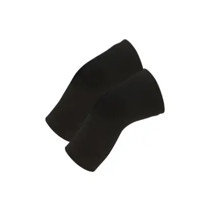 Športni opornik za koleno - črn, odprt, dolg par  XL