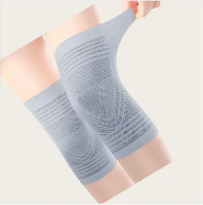 Svilnato gladke zračne kolenske opornice za poletje Grey M